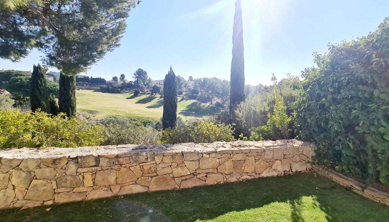 Superbe Villa-Domaine Avec Golf Piscine Et Tennis Saint-Cyr-sur-Mer Dış mekan fotoğraf